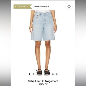 AGOLDE denim shorts